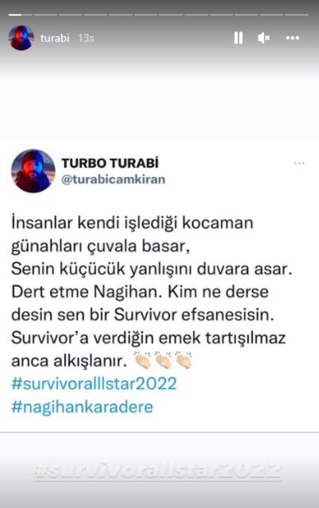Nagihan ve Nisa tartışmasına sessiz kalamayan Eski Survivor şampiyonu Turabi, ikilinin taraftarları uyardı