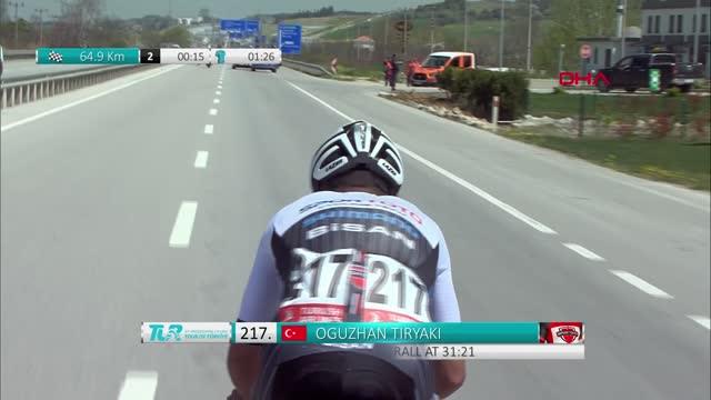 Son Bisiklet dakika haberi... SPOR Cumhurbaşkanlığı Türkiye Turu'nun Edremit-Eceabat etabını Ewan kazandı
