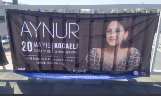 Kocaeli'nde Aynur Doğan konseri ilçe belediyesi tarafından iptal edildi