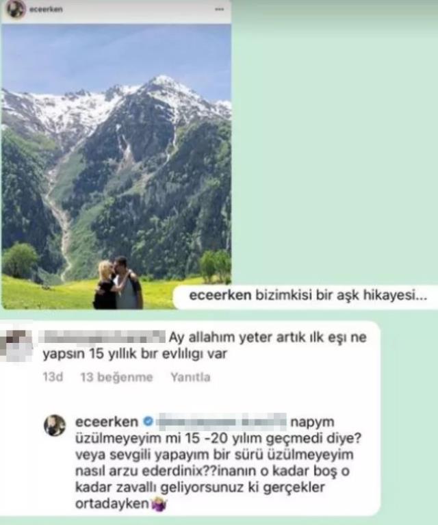 Şafak Mahmutyazıcıoğlu'yla görüş paylaşan Ece Erken, eski eşle ilgili yorumlara sinirlendi: Zavallısınız