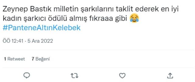 Altın Kelebek'te ödül alan Zeynep Bastık sosyal medyanın diline düştü: Hak etmedi