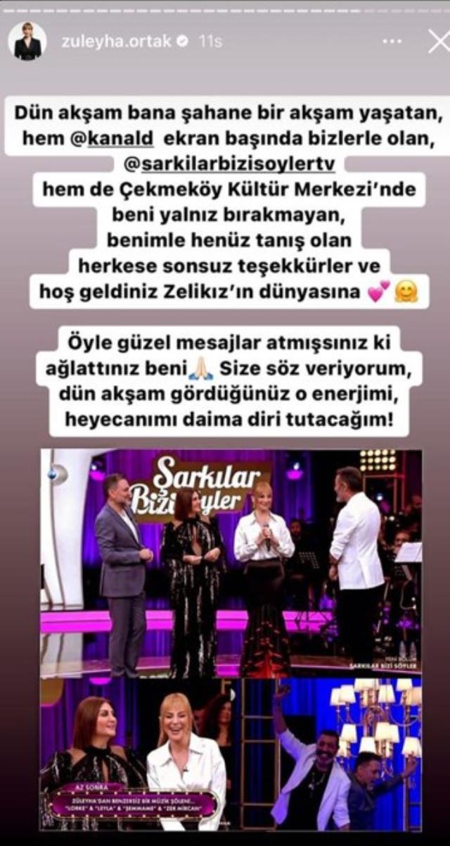 Zeliha Ortak, Kanal D ekranlarında Kürtçe şarkılarının ana izleyicileri coşturdu