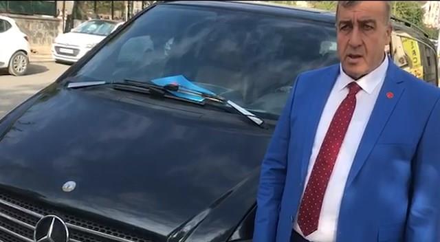 CHP İl Başkanlığı'na kayyum olarak atanan Ahmet Budak'ın makam aracına Kalaşnikof mermisi çıkarıldı
